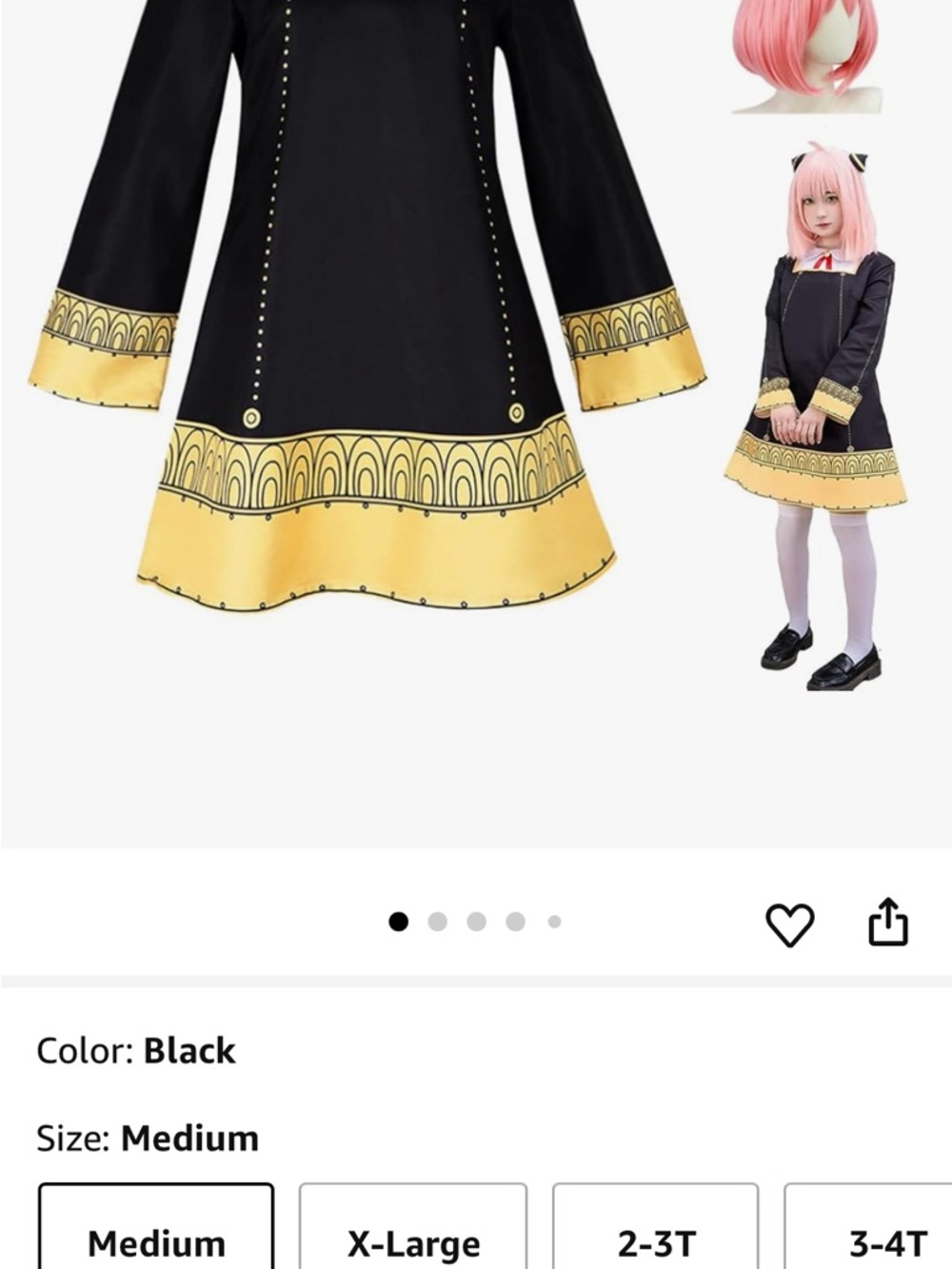 Anya Forger costume dress only